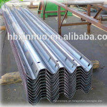 Máquina rollforming do telhado de aço do trilho de protetor da estrada para o guardrail